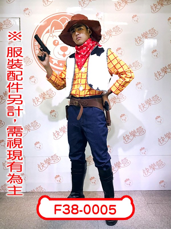 F38-0005.玩具總動員.胡迪.牛仔.警長
