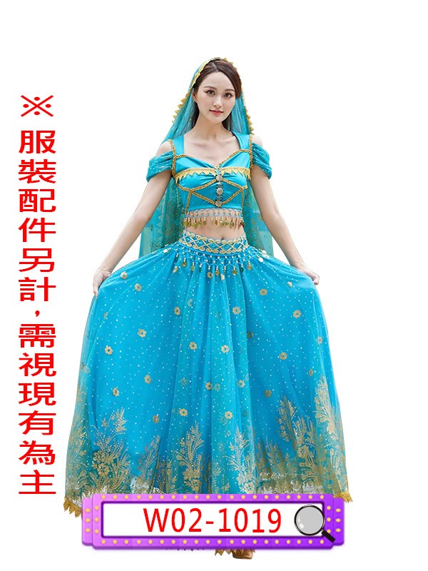 W02-1019.藍色寶萊塢.肚皮舞(深藍).肚皮舞.中東.印度.阿拉伯.寶萊塢