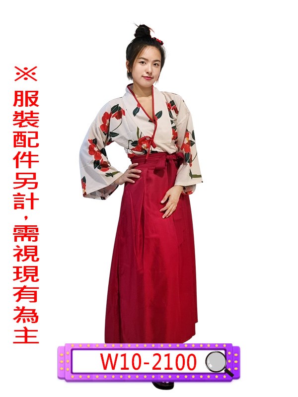 W10-2100.日本畢業和服.(袴).大正風.明治.褶裙.行燈袴