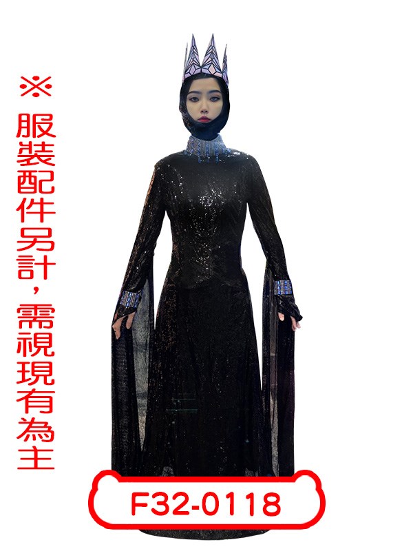 F32-0118.白雪公主.格琳希爾德皇后(電影版).迪士尼.壞皇后.邪惡皇后.白雪王后