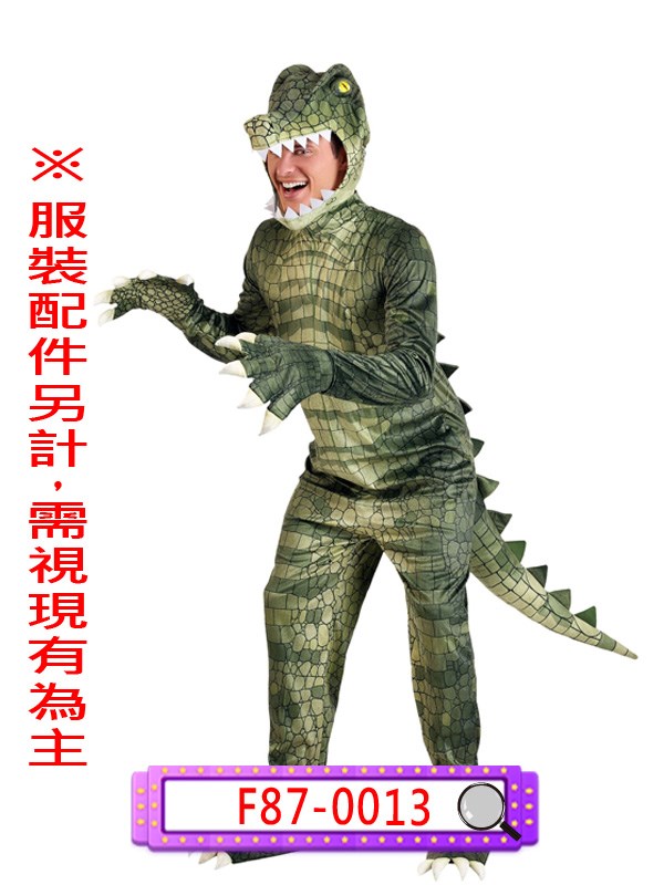 F87-0013.鱷魚.海洋.海.叢林.綠色.恐龍