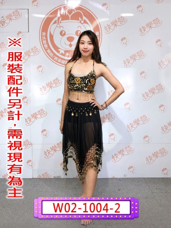 W02-1004-2.肚皮舞(黑).印度.肚皮舞.中東.阿拉伯.黑色