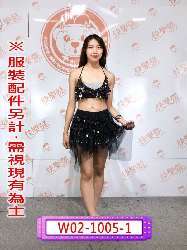 W02-1005-1 肚皮舞(黑彩).印度.肚皮舞.中東.阿拉伯.黑色