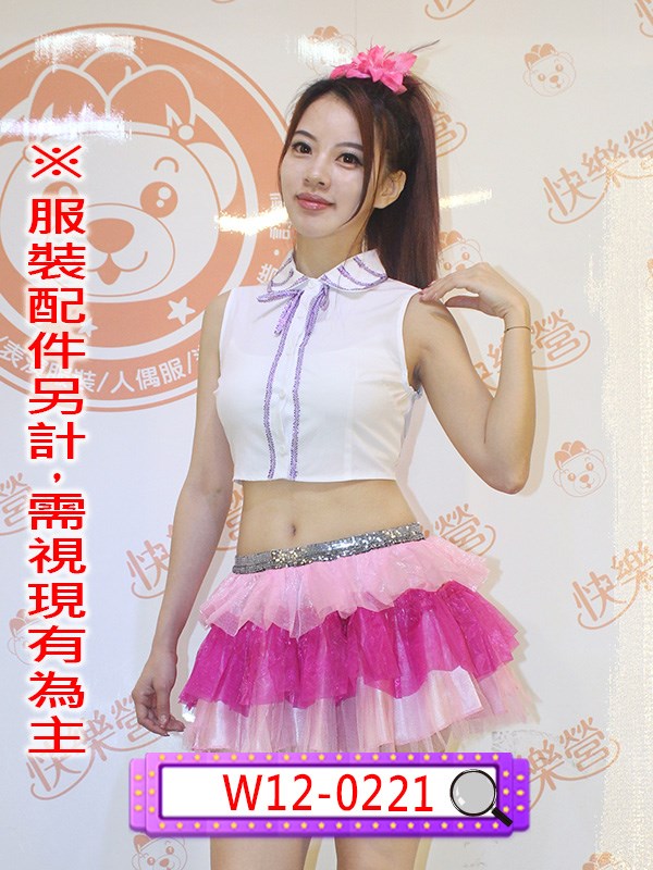 TW12-0221.紫園領白襯衫.舞台表演服.春酒.尾牙.年會