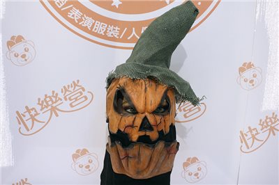 南瓜稻草人頭套
