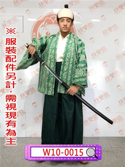 綠花圖騰武士服