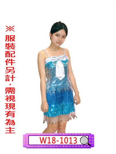 漸層藍連身洋裝